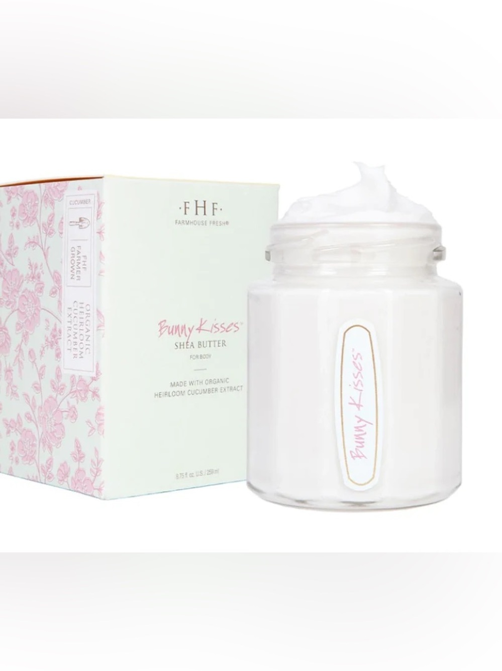 Farmhouse Fresh Bunny Kisses Shea Butter Body Cream - White